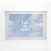 Fensterfolie Let it Snow 