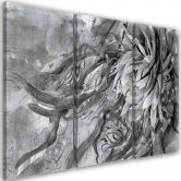 Leinwandbild 3 teilig, Blume der Königin der Nacht 