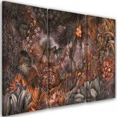 3-delige canvas print, Deep Jungle 