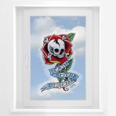 Window sticker miami ink death before dishonor 