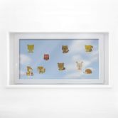 Fensterbild Waldtiere Set 