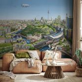 Fotobehang aerroscape - Berlin 