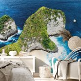 Fotobehang Droomstrand - Rotskust van Nusa Penida - Hugonnard 