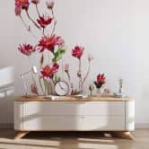Fototapete Illustrierte Wildblume 
