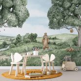 Kinderzimmer Fototapete Kikki Belle - Bären und Bienen 