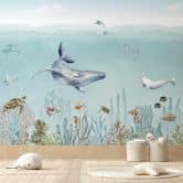 Papier peint photo Kikki Belle - Vie sous-marine 