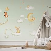 Fotobehang Oliver Robins - Sweet Dreams groen 