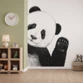 Fototapete Winkender Panda - Korenkova 