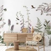 Fotobehang Sir Edward - Hummingbirds in the Garden 