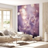 Fototapete Zarte Orchidee in Lila | Florale Tapete - Treechild 