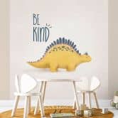 Fototapete für Kinder - Dino Be Kind - Stegosaurus - Tunaboylu 