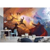Vlies Fototapete - Avengers Epic Battles Two Worlds - 500 x 280 cm 
