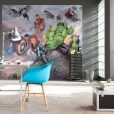 Vliesbehang - Avengers Street Revenge - 300 x 280 cm 