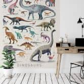 Fototapete Braun - Dinosaurs 