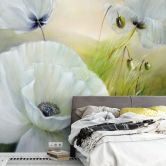Fototapete Schmucker - Weißer Mohn 