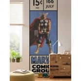 Vlies Fototapete - Thor Retro Comic Box - 100 x 280 cm 