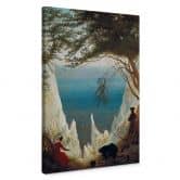 Canvas Friedrich - 'Kreidefelsen von Rügen'n 