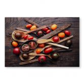 Glasbild Aleksandrova - Tomaten Variation 