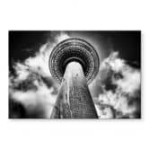 Glasbild Brown - Fernsehturm Berlin 