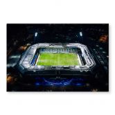 Glasbild FC Hansa Rostock Stadion Luftaufnahme 