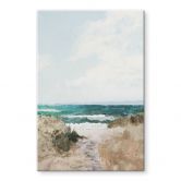 Glasbild Dünenweg zum Strand - Hobday 