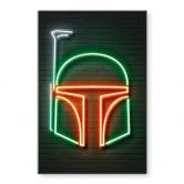 Glasschilderijen Boba Fett - Mielu 