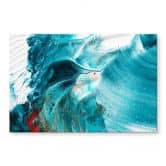 Glasbild Westum - Flying into the waves 