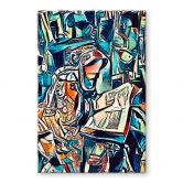 Glasbild Zamart - Hommage an Rembrandt - Hanna 