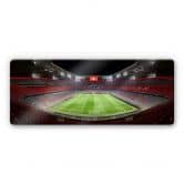 Glasbild FCB Stadion bei Nacht 
