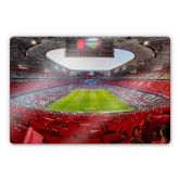 Glasbild FCB Stadion Rot Weiß 