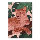 Glasbild Goed Blauw - Goldener Panther 