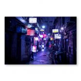 Glasbild Hugonnard - Nachtleben in Japan 