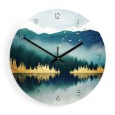 Wanduhr aus Glas - SpaceFrog Designs - Morgenruhe - Ø 30 cm 