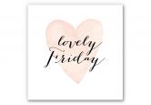 Wandbild Confetti & Cream - Lovely Friday 