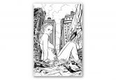 Wandbild Drawstore - Desaster Pin Up Plants  