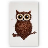 Wandbild Kaffeeeule 