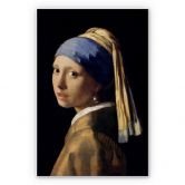 Leichtes Wandbild Vermeer - Das Mädchen mit dem Perlenohrgehänge | mattes Finish 
