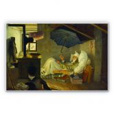 Wanddecoratie Spitzweg - De Arme Poeet 