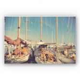 Tableau Forex - Voiliers dans le port 