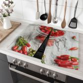 Stove cover plate - hot chili 