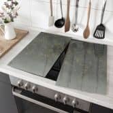Herdabdeckplatte Farn im Nebelwald in Grün - Ms Tiff 