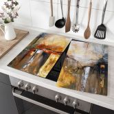 Stove cover plate - Niksic - Light and landscape 