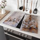 Stove cover plate - Schmucker still life with teapot 02 