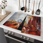 Stove cover plate - Schmucker - Still life with teapot 