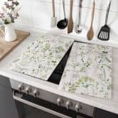 Herdabdeckplatte Kräuter und Wildblumen - UN Designs 