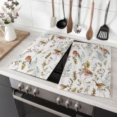 Herdabdeckplatte Spatzen und Rotkehlchen - UN Designs 