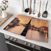 Herdabdeckplatte Sonnenuntergang in Venedig - Zhang 