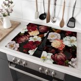 Herdabdeckplatte UN Designs - Blumenarrangement 