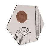 Hexagon - Alu-Dibond 1X Studio - Archs and Buds 