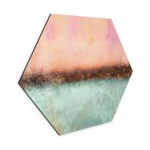 Hexagon - Alu-Dibond Fredriksson - Farben des Sommers 